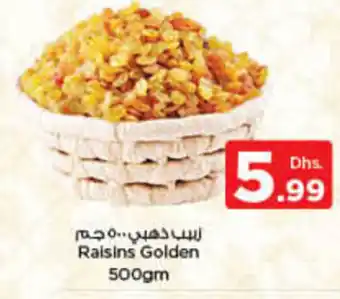 Nesto Raisins Golden 500gm offer