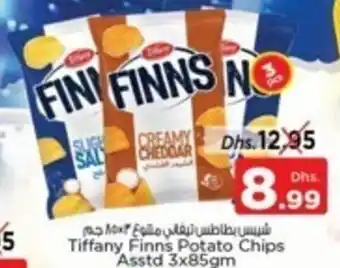 Nesto Tifanny Finns Potato Chips Asstd 3x85gm offer