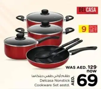 Nesto Delcasa Nonstick Cookware Set asstd. offer