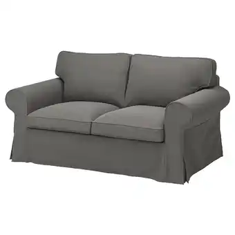 Ikea Ektorp 2-seat sofa, hakebo dark grey offer