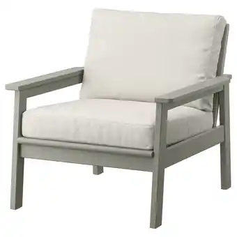 Ikea Bondholmen armchair, outdoor, grey stained/frösön/duvholmen beige offer