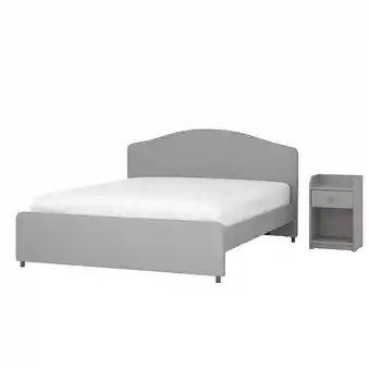 Ikea Hauga bedroom furniture, set of 2, vissle grey, 180x200 cm offer