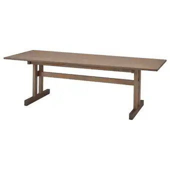 Ikea Klimpfjäll dining table, grey-brown, 240x95 cm offer