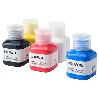 Ikea Solfågel acrylic paint, mixed colours, 375 ml offer