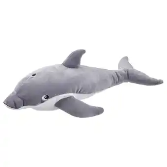 Ikea Blåvingad soft toy, dolphin/grey, 50 cm offer