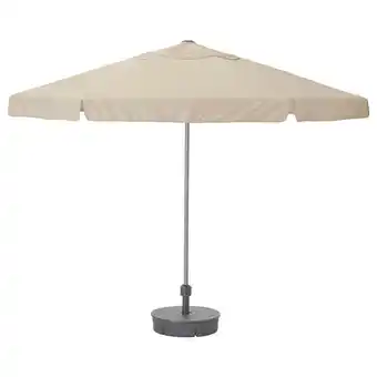 Ikea Kuggö / vårholmen parasol with base, grey beige/grytö dark grey, 300 cm offer