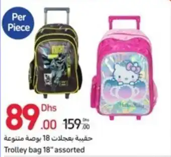 Carrefour Trolley bag 18" assorted offer