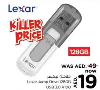 Nesto Lexar Jump Drive 128GB USB 3.0 V100 offer
