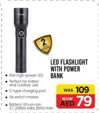Nesto LED FLASHLIGHT WITH POWER BANK offer
