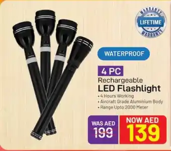 Nesto Rechargeable LED Flashlight offer