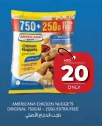 E City AMERICANA CHICKEN NUGGETS ORIGINAL 750GM + 250G EXTRA FREE offer