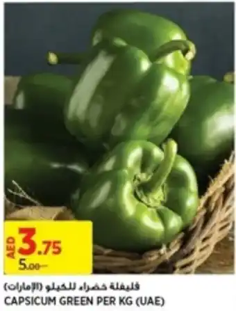 Géant CAPSICUM GREEN PER KG offer