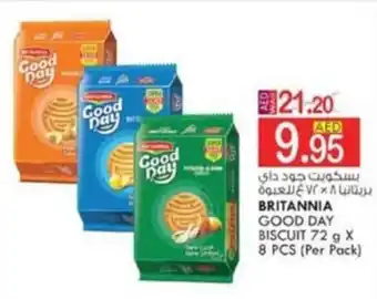 KM Trading BRITANNIA GOOD DAY BISCUIT 72 g X 8 PCS (Per Pack) offer