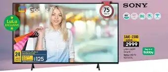 Lulu Hypermarket Sony UHD TV offer
