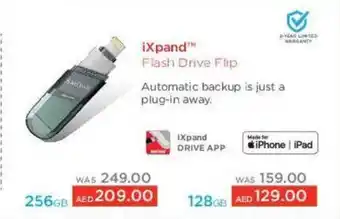 Lulu Hypermarket ixpand Flash Drive Flip 128GB offer