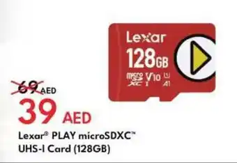 Lulu Hypermarket Lexar PLAY microSDXC UHS-I Card (128GB) offer