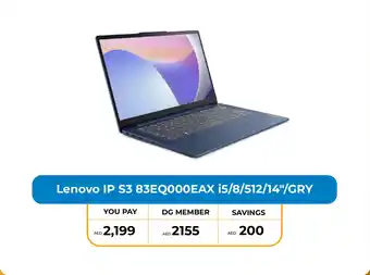 Sharaf DG Lenovo IP S3 83EQ000EAX i5/8/512/14"/GRY offer