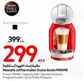 Carrefour Nescafe coffee maker Dulce Gusto MINIME offer