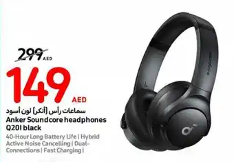 Carrefour Anker Soundcore headphones Q201 black offer