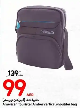 Carrefour American Tourister Amber vertical shoulder bag offer