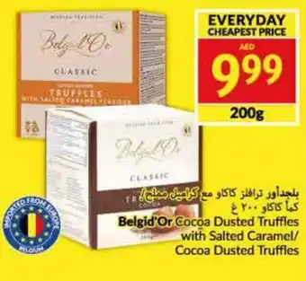 Viva Belgid'Or Cocoa Dusted Truffles with Salted Caramel/ Cocoa Dusted Truffles 200g offer