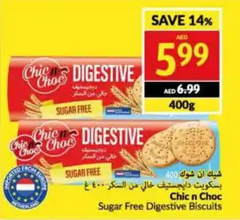 Viva Chic n Choc Sugar Free Digestive Biscuits 400g offer