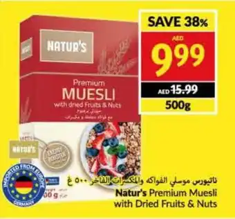 Viva Natur's Premium Muesli with Dried Fruits & Nuts 500g offer