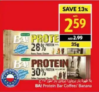 Viva BA! Protein Bar Coffee/ Banana 35g offer
