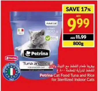 Viva Cat Food Tuna and Rice for Sterilized Indoor Cats 800g offer