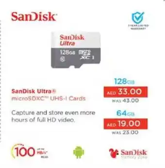 Safari Hypermarket SanDisk Ultra microSDXC UHS-I Cards 64GB offer