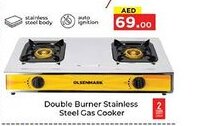 Safari Hypermarket Double Burner Stainless Steel Gas Cooker offer