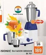 Safari Hypermarket 3in1 MIXER GRINDER iB 707 offer