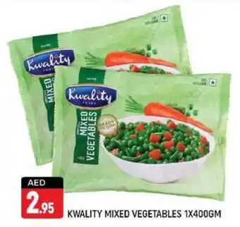 Shaklan KWALITY MIXED VEGETABLES 1X400GM offer