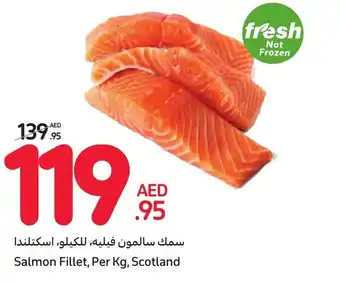 Carrefour Salmon Fillet, Per Kg, Scotland offer