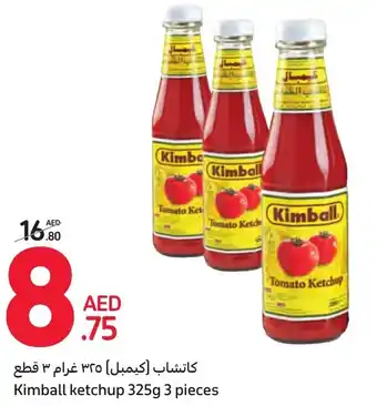 Carrefour Kimball ketchup 325g 3 pieces offer