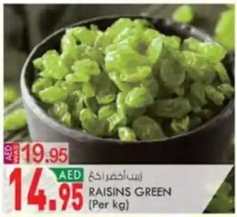 KM Trading RAISINS GREEN (Per kg) offer