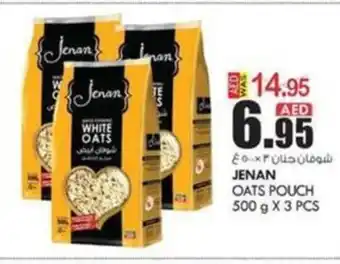 KM Trading Jenan OATS POUCH 500 g X 3 PCS offer