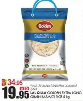 KM Trading LAL QILLA GOLDEN EXTRA LONG GRAIN BASMATI RICE 5 kg offer