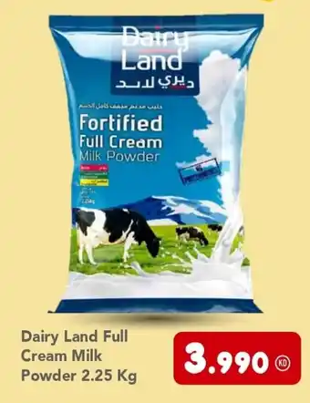 Grand Mall Sharjah Dairy Land Full Cream Milk Powder 2.25 Kg offer