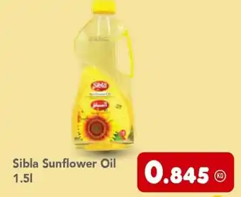 Grand Mall Sharjah Sibla Sunflower Oil 1.5L offer