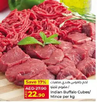 Lulu Hypermarket Buffalo Cubes/ Mince per kg offer