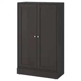 Ikea Havsta cabinet with plinth, dark brown, 81x37x134 cm offer