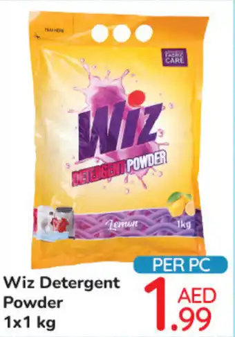 Day To Day Wiz Detergent Powder 1x1 kg offer