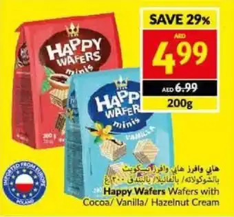 Viva Happy Wafers Wafers with Cocoa/Vanilla/ Hazelnut Cream offer