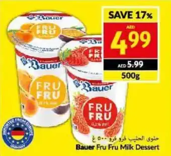 Viva Bauer Fru Fru Milk Dessert 500g offer