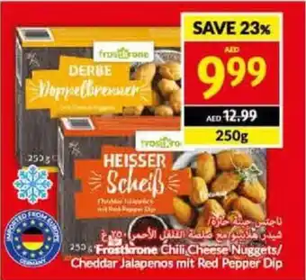 Viva Frostkrone Chili Cheese Nuggets/ Cheddar Jalapenos mit Red Pepper Dip offer