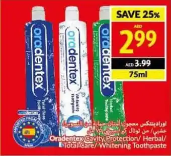 Viva Oradentex Cavity Protection/ Herbal/ Total Care/ Whitening Toothpaste offer