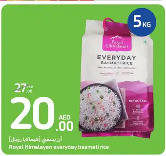 Carrefour Royal Himalayan everyday basmati rice offer