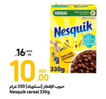 Carrefour Nesquik cereal 330g offer