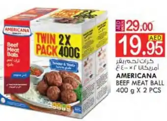 KM Trading AMERICANA BEEF MEAT BALL 400 g X 2 PCS offer